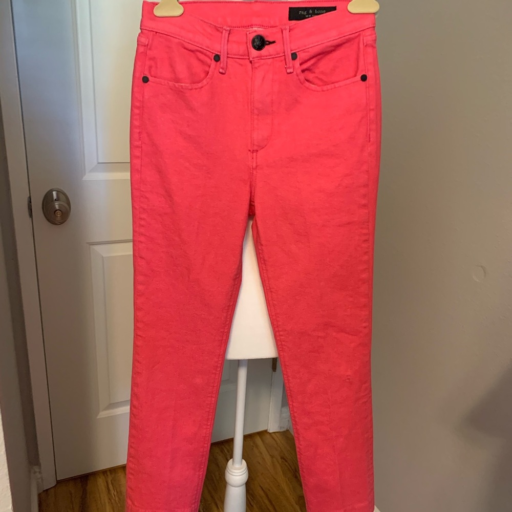 Rag & Bone ankle cigarette jeans
